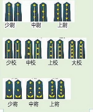 最新陆军军衔概览