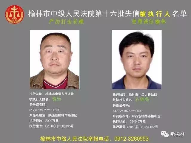 榆林老赖名单曝光，失信行为的警示与反思