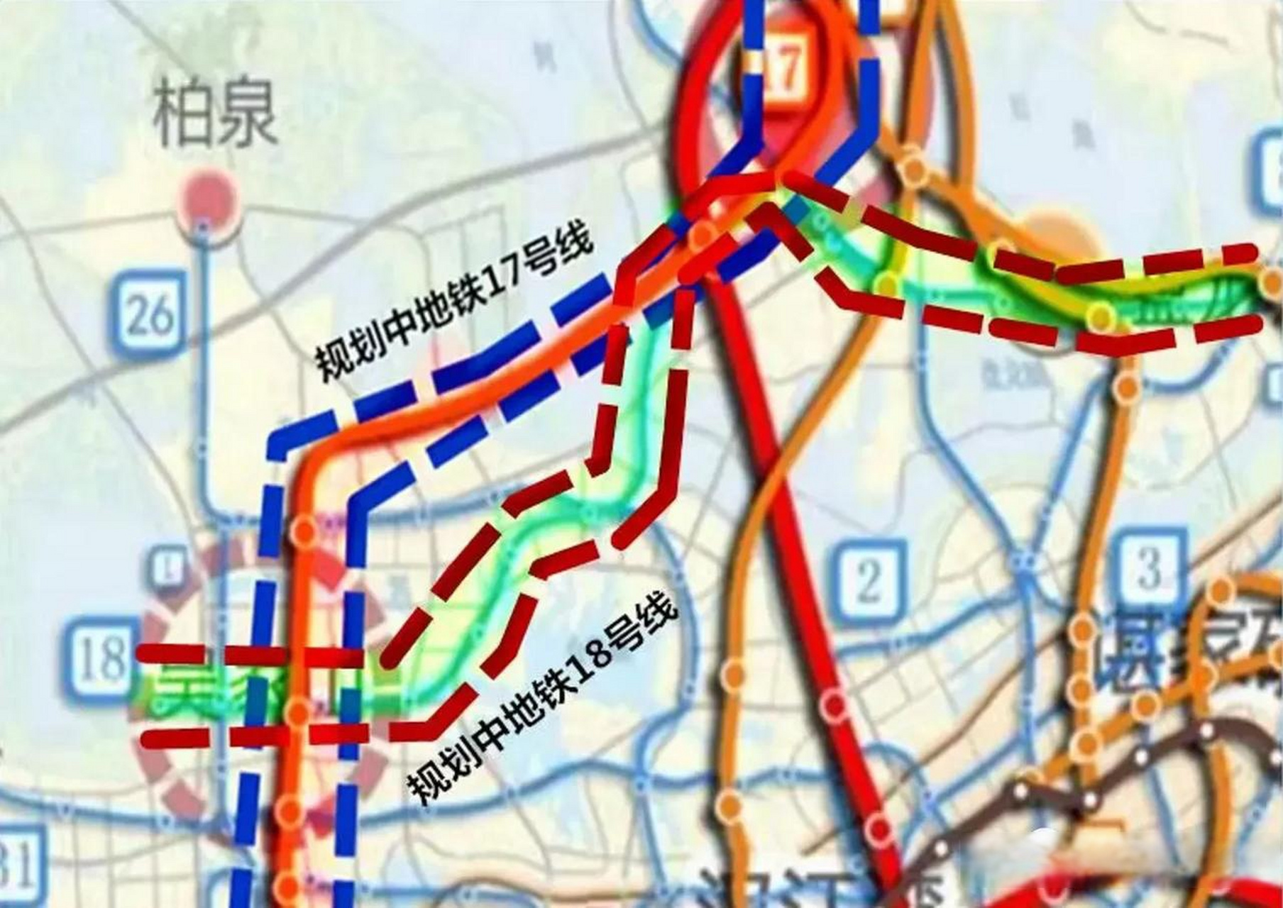 武汉地铁18号线最新线路图揭秘，未来交通脉络展望